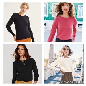 Boden Antonia Sweater Bundle (pink, navy, black, ivory)